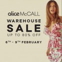 alice McCALL Melbourne Warehouse Sale