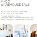 M+Co First Ever Warehouse Sale