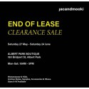 Jac and Mooki END OF LEASE CLEARANCE SALE