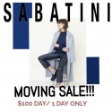 Sabatini Nothing Over $100 -1 Day Sale