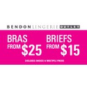 Bendon Lingerie Outlet – Bras From $25 Briefs From $15