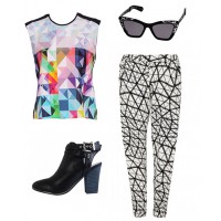 Ditch the florals this spring and go abstract!