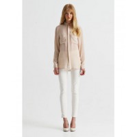 White Verve Peplum Shirt in Nude, was $199, now $59. http://www.missyconfidential.com.au/sales-deals/fashion/clothing/white-verve-has-heavily-reduced-all-summer-styles.html 