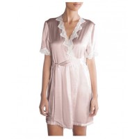 Ginia Lace Pure Silk Short Wrap Gown With Lace Trim http://shop.davidjones.com.au/djs/en/davidjones/pure-silk-gown-with-lace-trim
