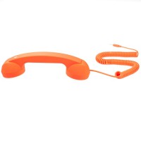  Pop handset, neon orange, Papier D’Amour, $60 http://www.papierdamour.com.au/shop-by-category/office/telephones-1/pop-handset-neon-orange.html