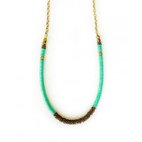 Kim Dulaney Green Brass Necklace, $52 https://hellopolly.com.au/green-brass-necklace